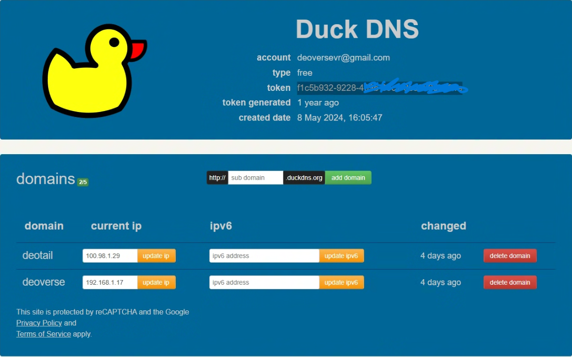 Duck DNS